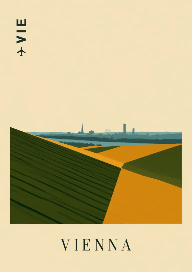 Plakat podróżniczy Vienna VIE